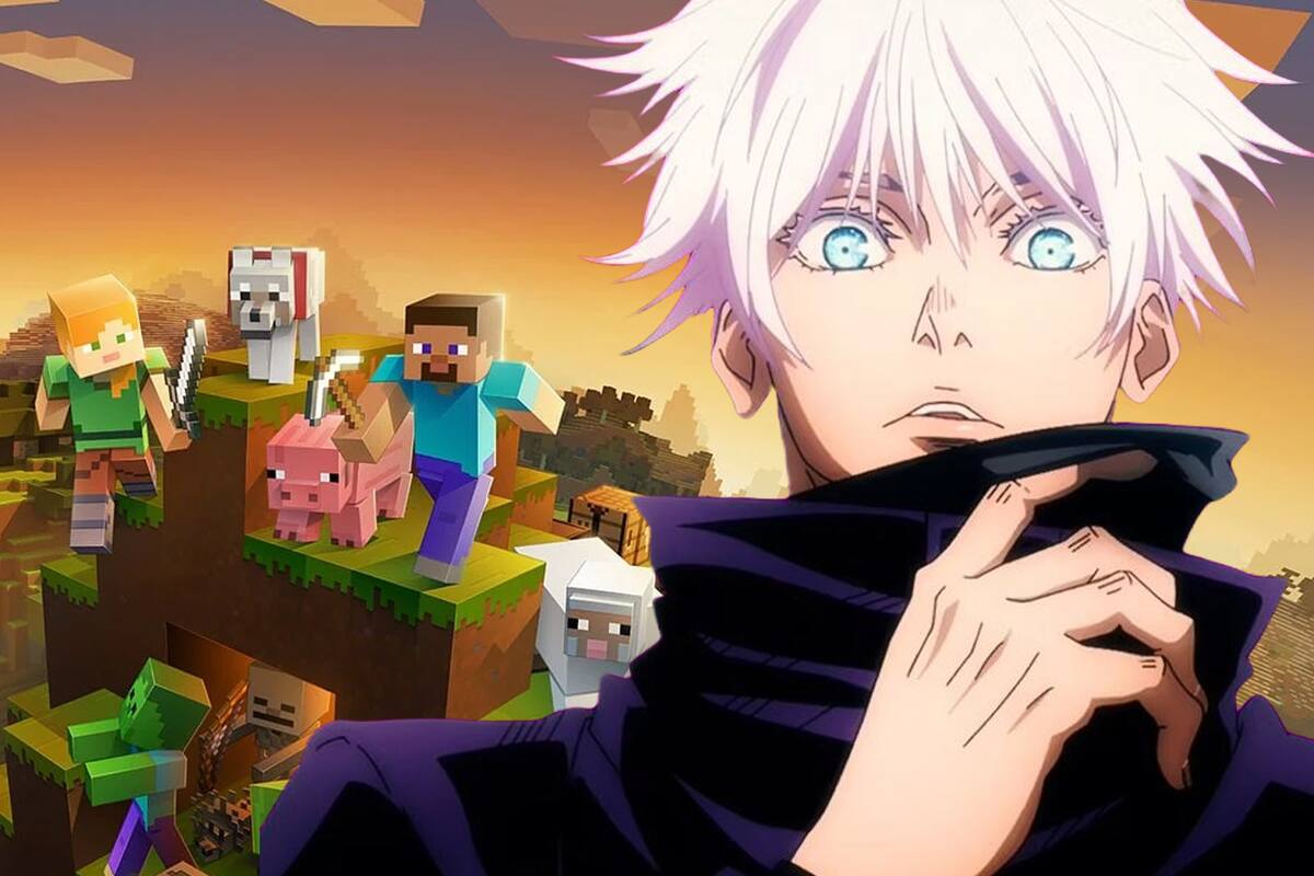 Fans creen Minecraft hace una inesperada referencia a Jujutsu Kaisen