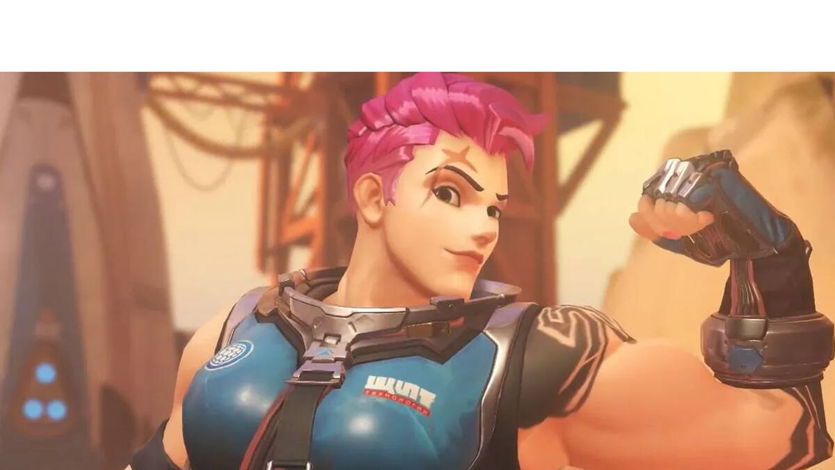 Un atuendo de Zarya sufrió una pequeña modificación que, obviamente, causó controversia