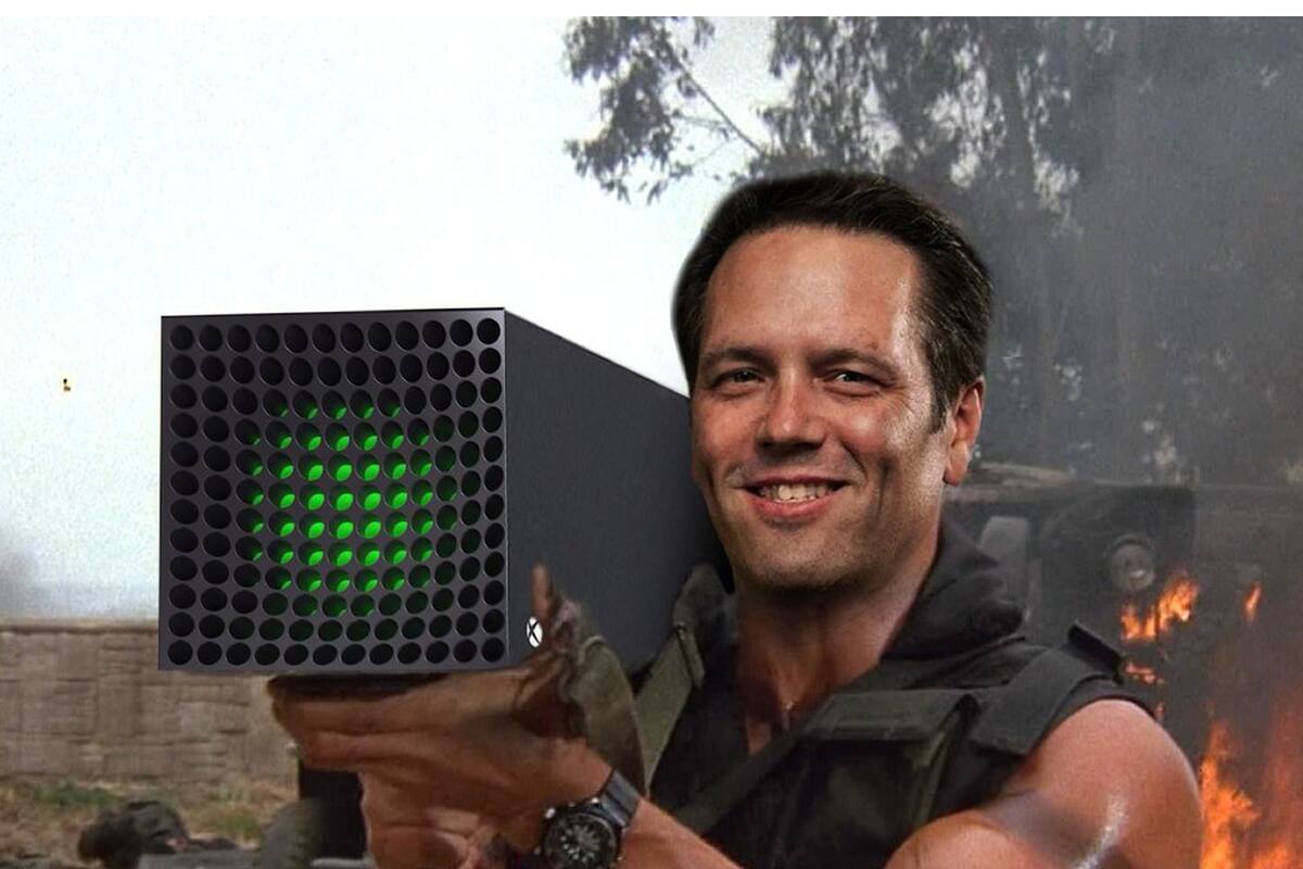 ¡Es canon! Phil Spencer autografió su icónico meme de la bazuca a un fan
