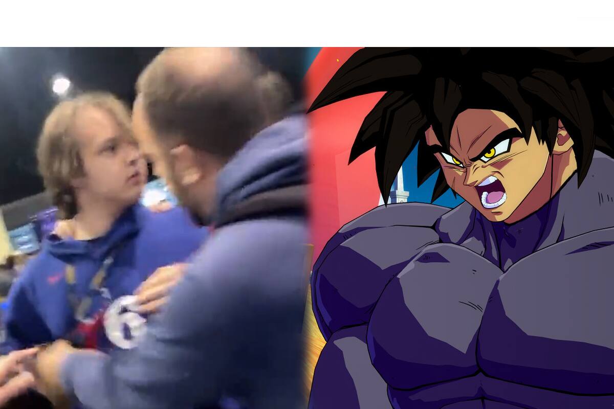 Jugador de Dragon Ball FighterZ enfurece e intenta golpear a una persona en un torneo