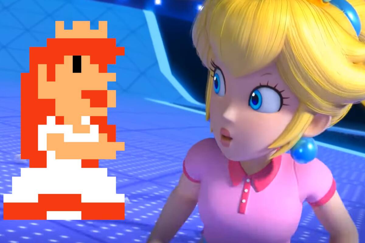 Diseño original de Peach revela a una princesa bonita al estilo anime