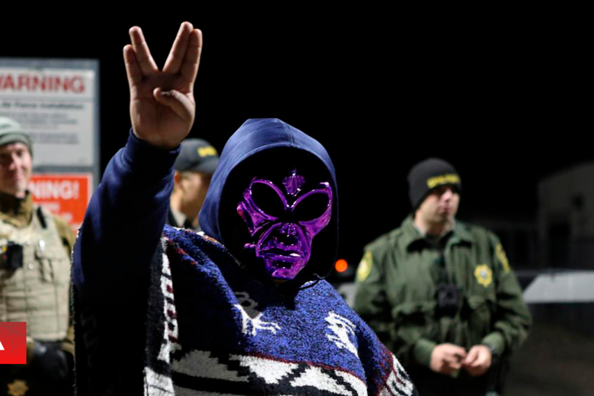 El Area 51 Raid era de verdad: Fans de Naruto están buscando aliens
