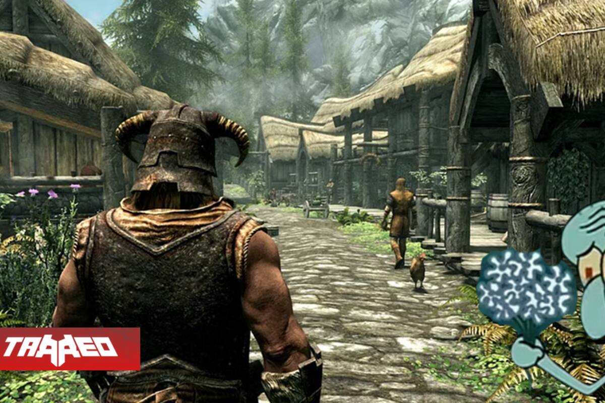 Gamer desempolvó su vieja Xbox 360 luego de 12 años para darle un último adiós a su personaje de Skyrim