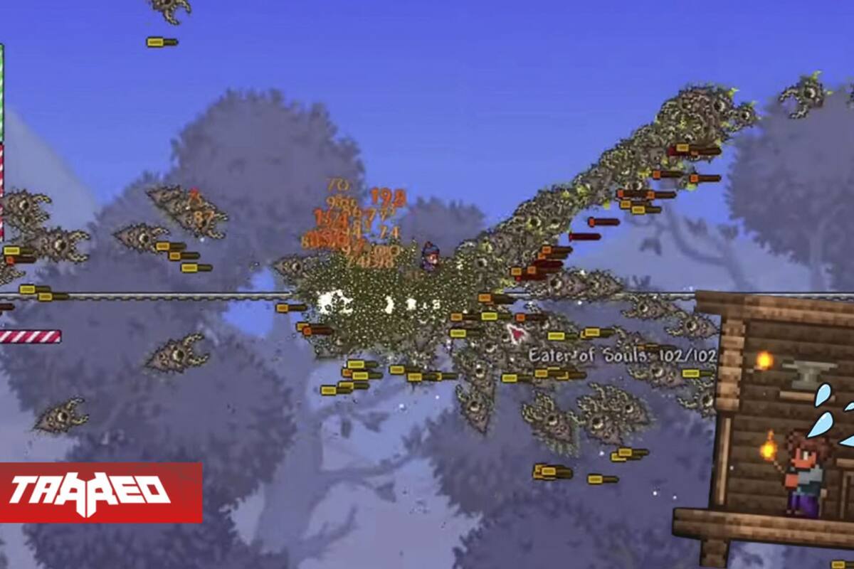 Jugador de Terraria intenta superar desafío imposible con 30 veces más monstruos en el modo más difícil y con muerte permanente