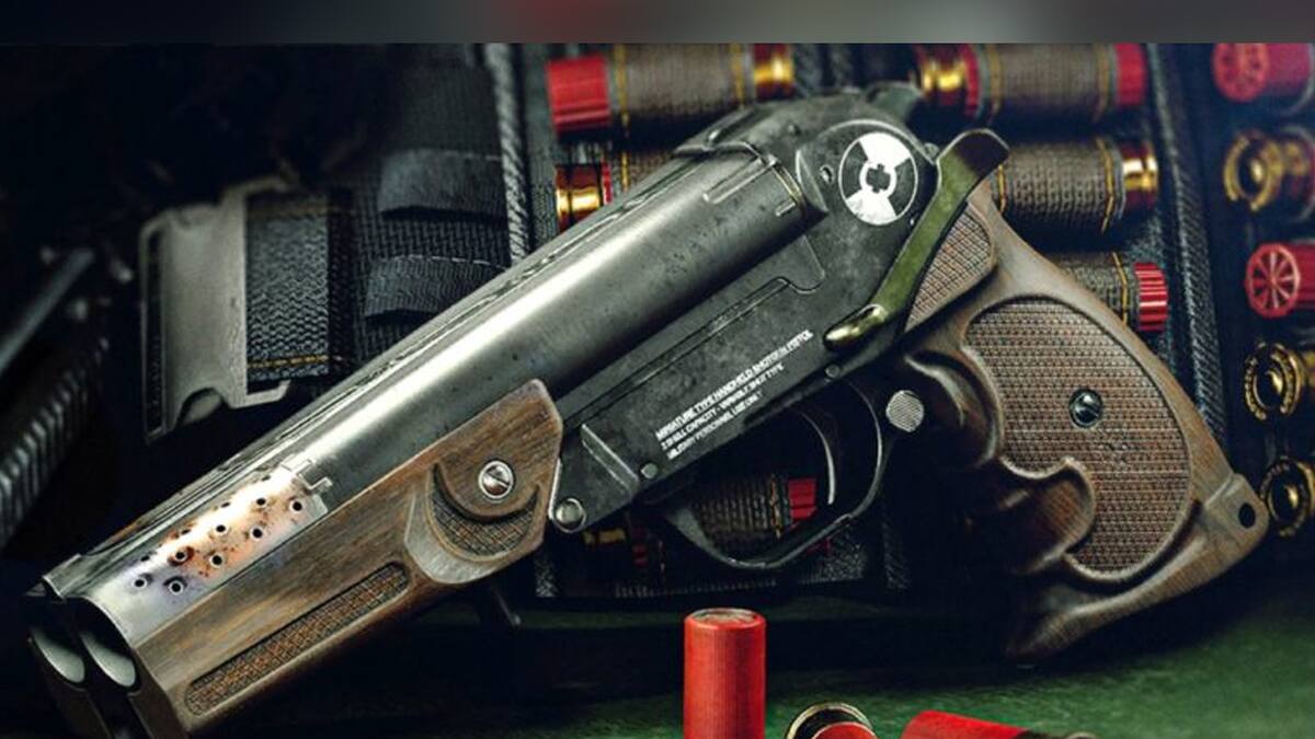 Una escopeta recortada de doble cañón que puedes usar como pistola