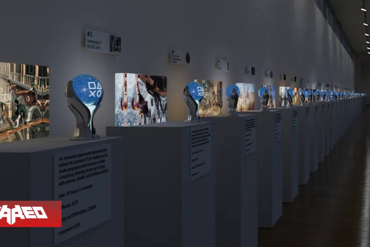 Jugador de PlayStation con 170 Trofeos de Platino ha creado un museo virtual para exhibirlos, y la comunidad dice "Ojalá Sony ofreciera algo así"