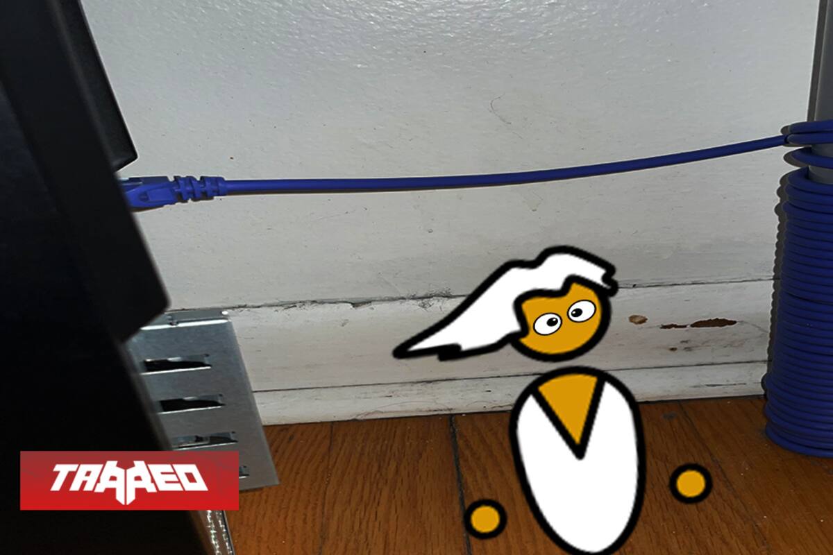 Jugador pregunta si es seguro enrollar su largo cable Ethernet al escritorio y la comunidad alerta que podría tener pérdida de datos