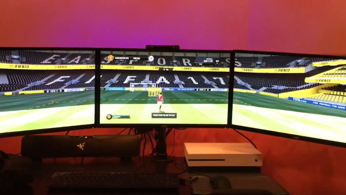 Usuario de reddit presenta el juego de futbol en su PC