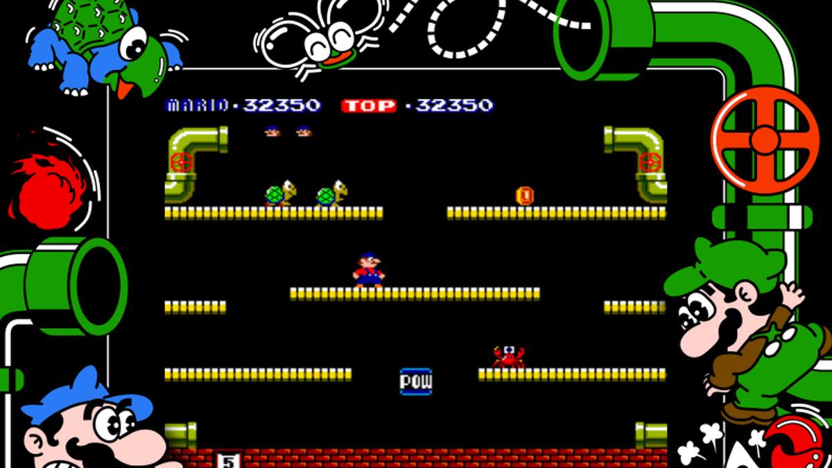 Usuario juega por casi 6 horas en el arcade de tortugas y tuberías