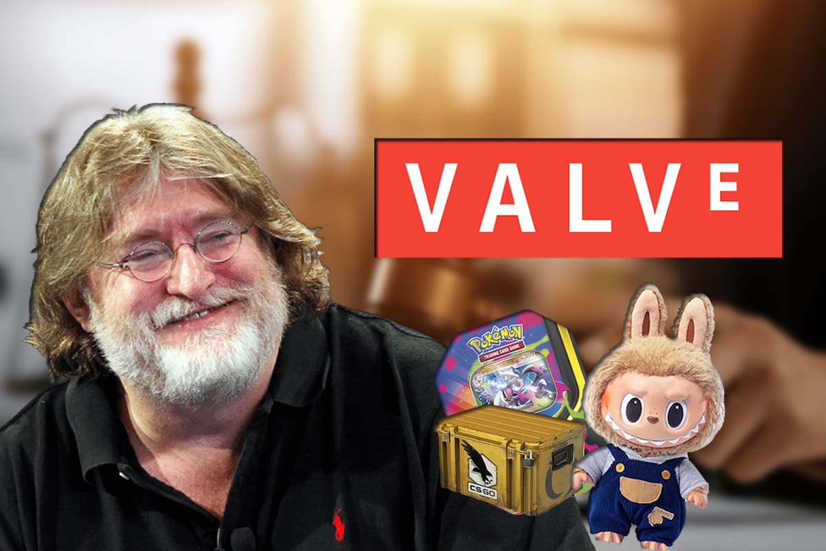 Valve compara las cajas de botín con cartas de Pokémon y los Labubu para defenderse de demanda que los acusa de promover las apuestas en Steam
