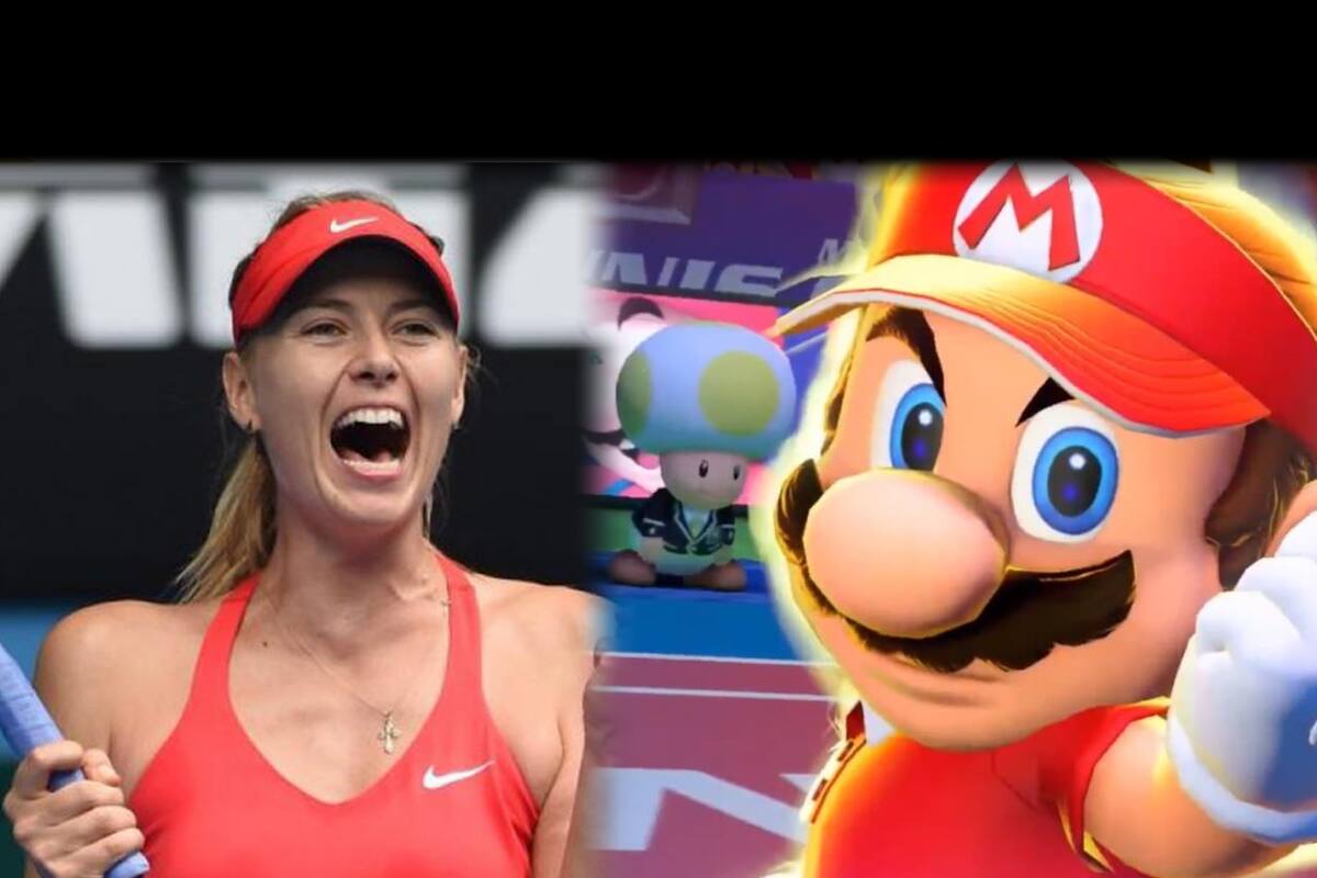 Maria Sharapova volverá a tomar una raqueta para jugar Mario Tennis Aces