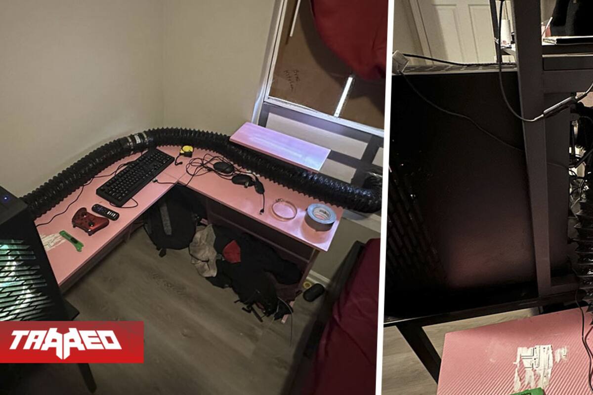 Jugador expulsa el aire caliente de su PC por un tubo fuera de la habitación y la comunidad le avisa que podría generar el efecto contrario