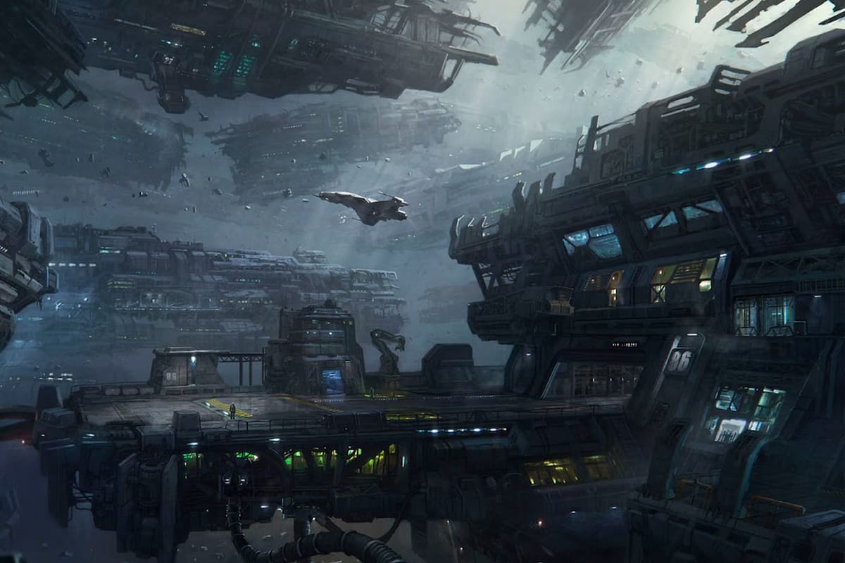 Así lucen las estaciones espaciales de Star Citizen