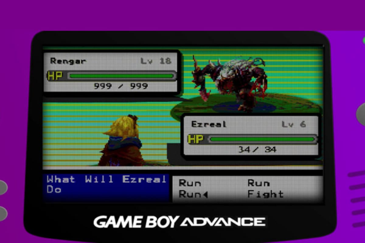 Así se vería League of Legends en un Game Boy
