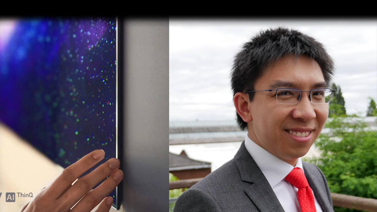 Vincent Teoh explicó las ventajas de televisores de LG
