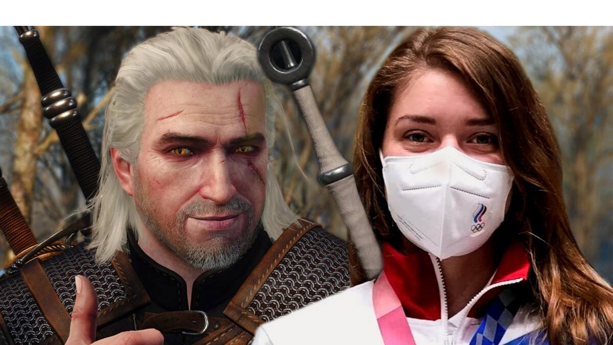 Vitalina Batsarashkina utilizó el famoso medallón de Geralt de Rivia durante su competencia