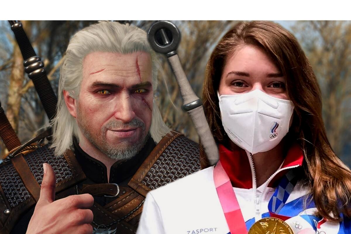 Rusia: reciben con música de The Witcher a ganadora olímpica de Tokio 2020