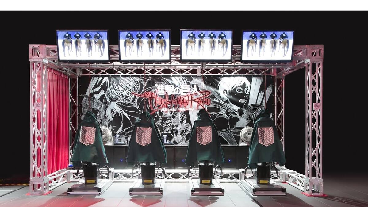 VR Attack on Titan: The Human Race es un título inmersivo para 4 jugadores