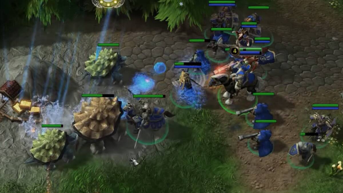 Warcraft: Armies of Azeroth muestra una partida con los humanos