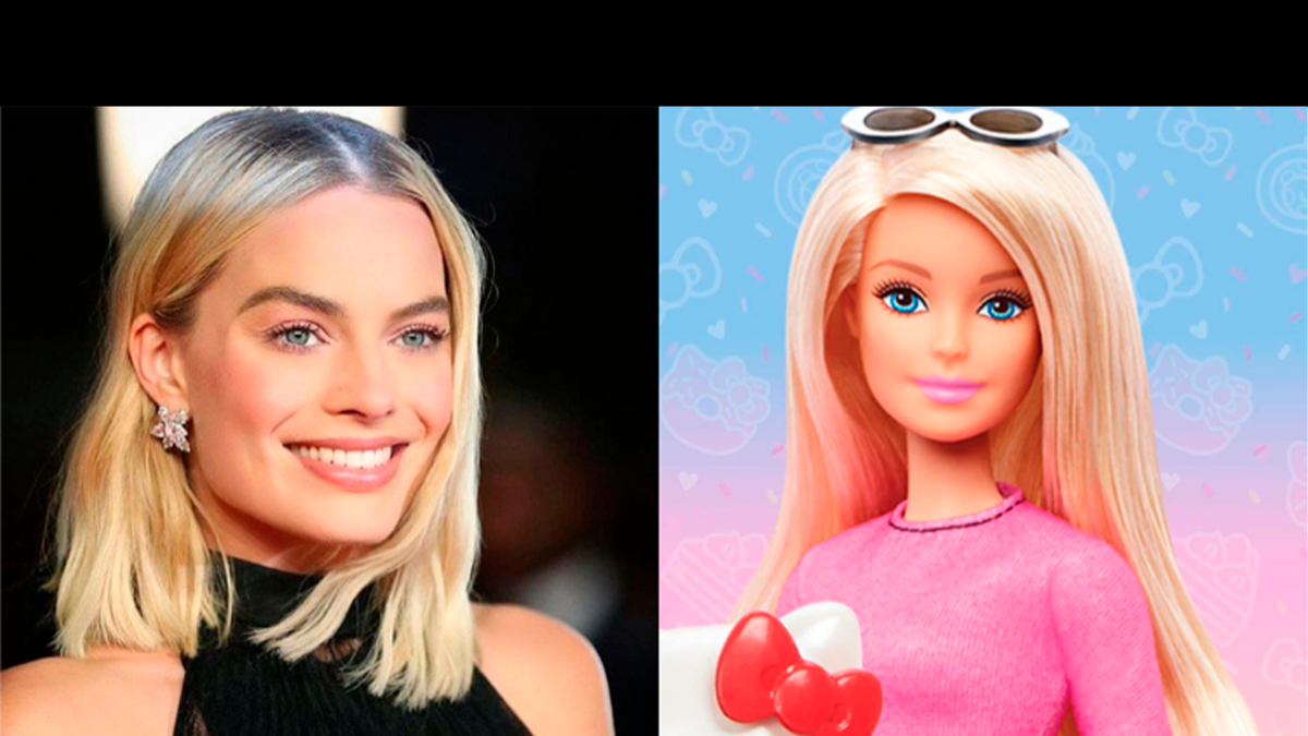 We see Margot Robbie and Ryan Gosling dressed as Barbie and Ken