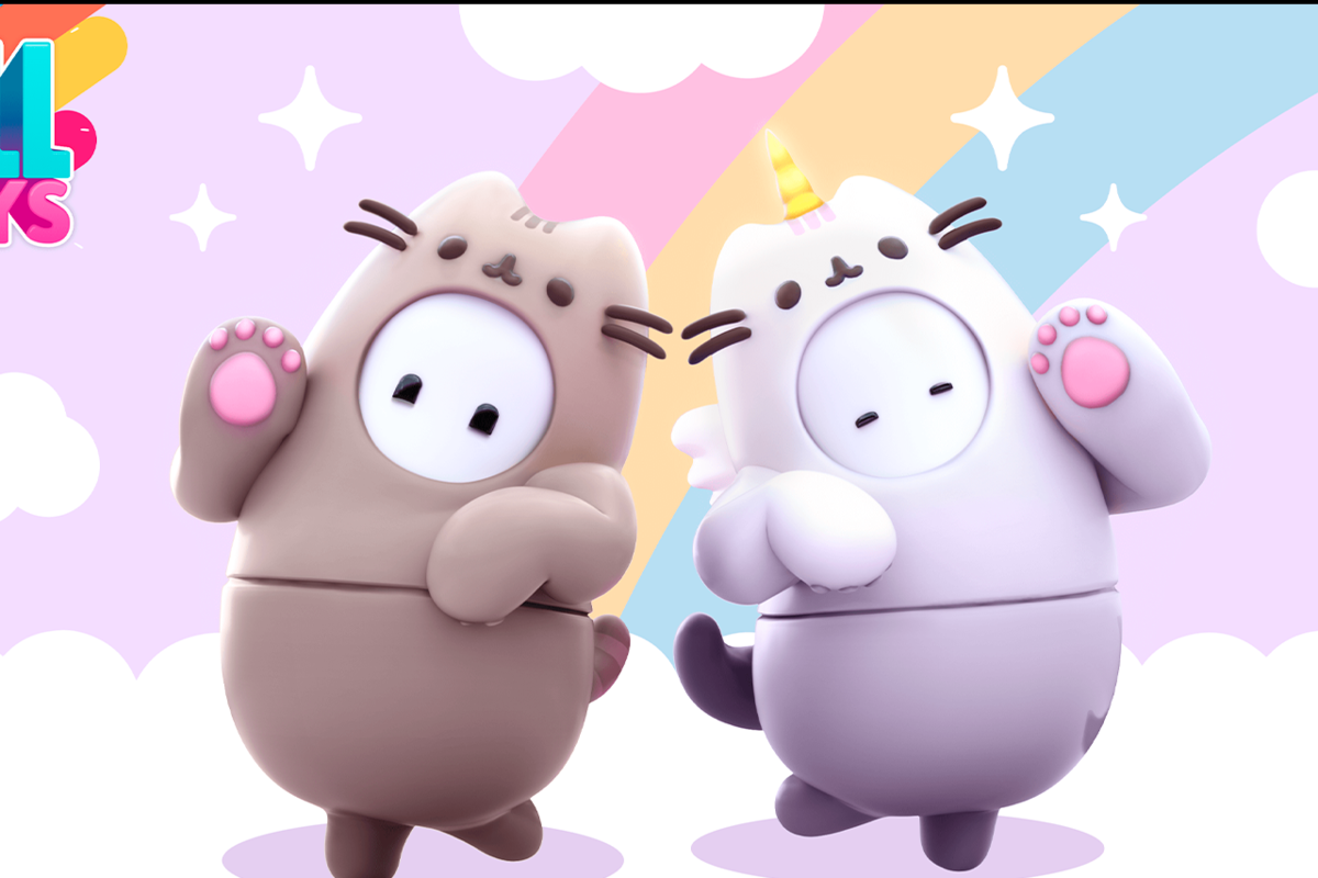 These adorable Pusheen skins are coming to Fall Guys!