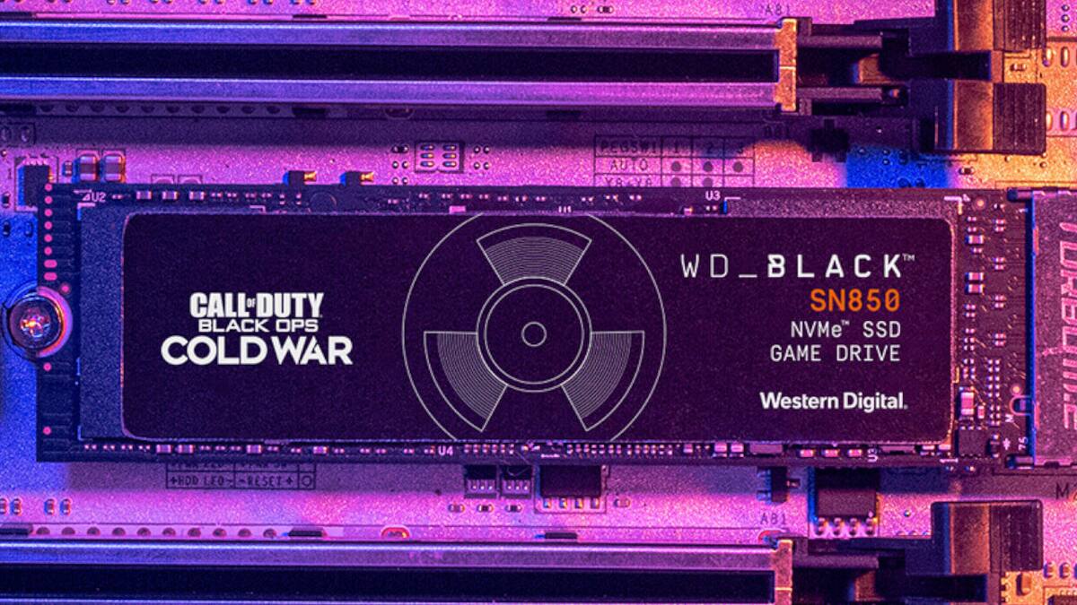 Western Digital reveló varias unidades SSD y HDD con diseño de Call of Duty: Black Ops Cold War