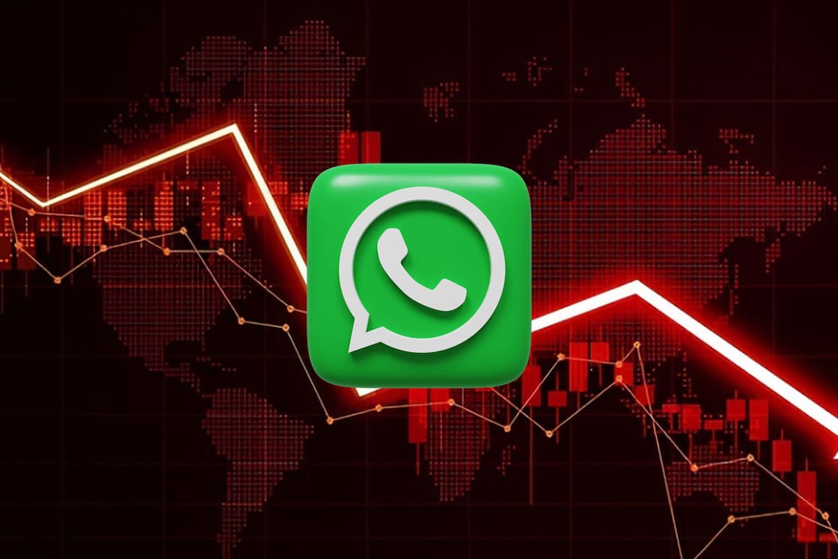 WhatsApp se cae a nivel mundial y millones de usuarios reportan problemas para enviar mensajes y contenido multimedia a través de esta plataforma de Meta