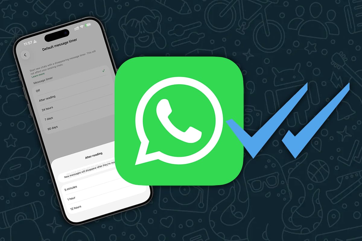 WhatsApp tiene una función secreta que permite eliminar los mensajes de texto una vez que se hayan leído, y pronto llegaría oficialmente a iOS y Android