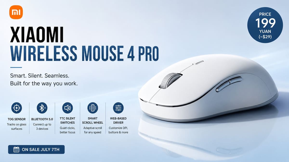 Wireless Mouse 4 Pro Xiaomi