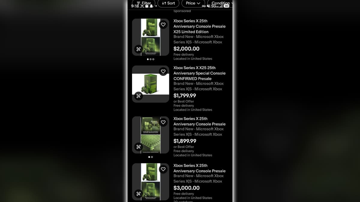 XBOX 25 aniversario revendedores