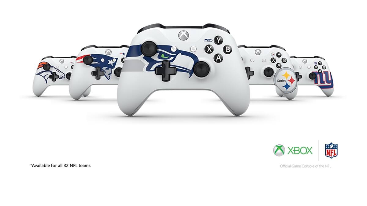 Xbox Design Lab ya cuenta con escudos de equipos de futbol americano