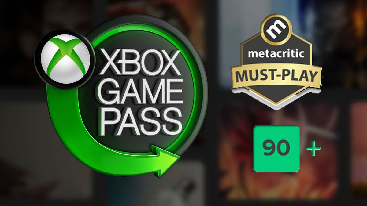Xbox Game Pass 90 en Metacritic