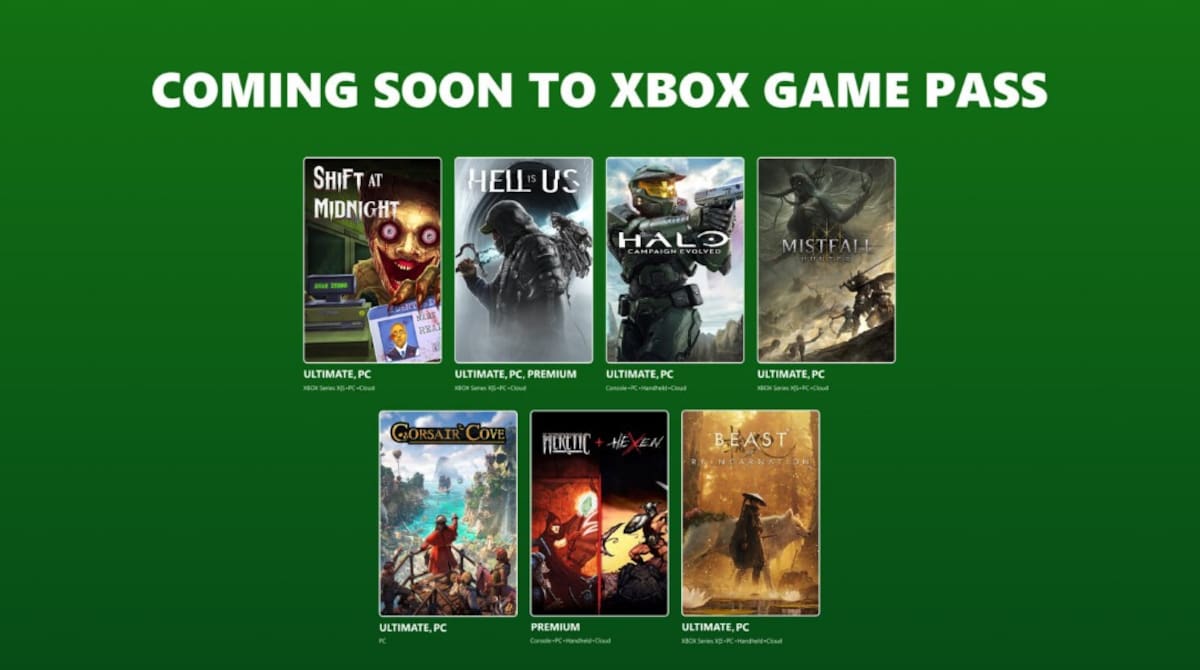 XBOX Game Pass julio 2026