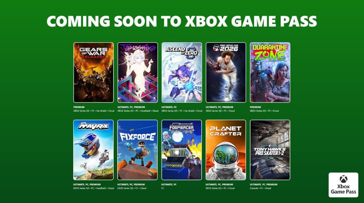 Xbox Game Pass julio 2026