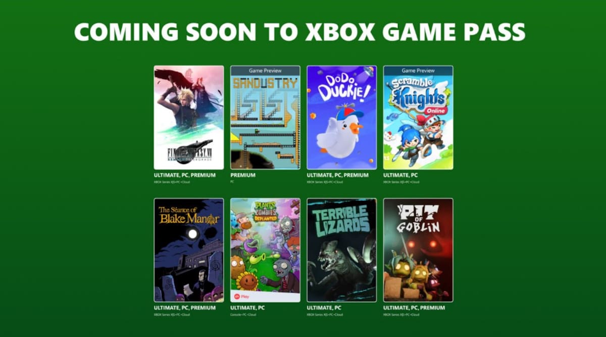 XBOX Game Pass octubre 2026