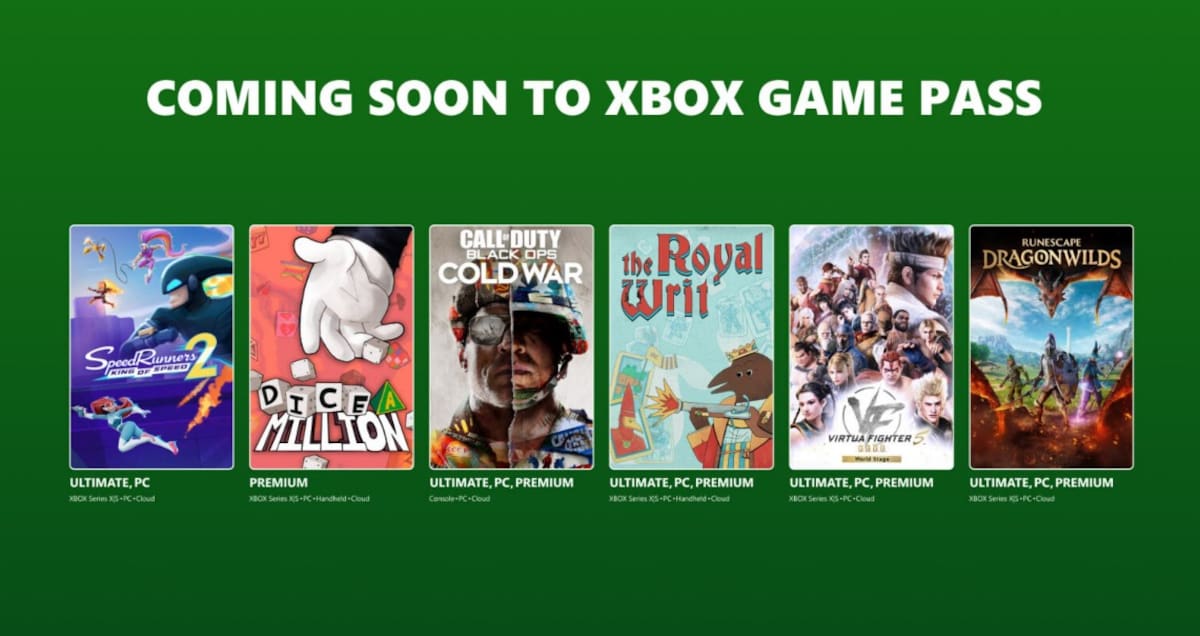XBOX Game Pass septiembre 2026