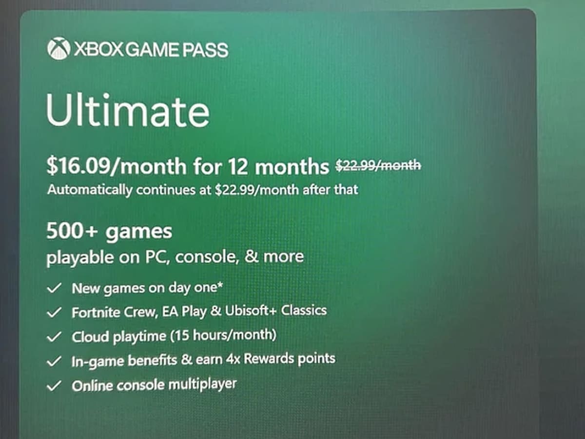 XBOX Game Pass Ultimate oferta