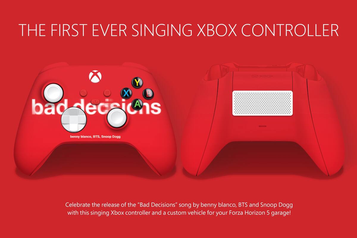 What?! Xbox has created a unique controller that sings
