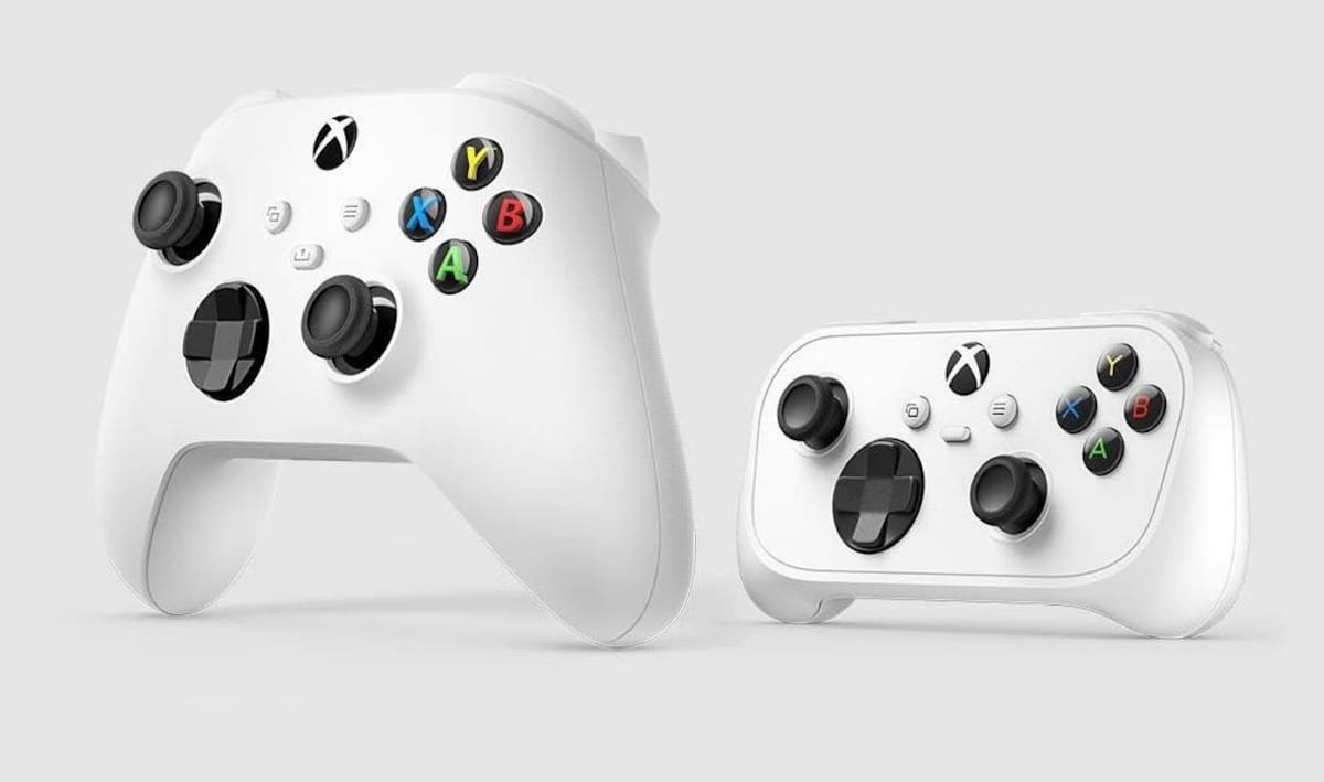 XBOX Nano Controller comparación con control normal.