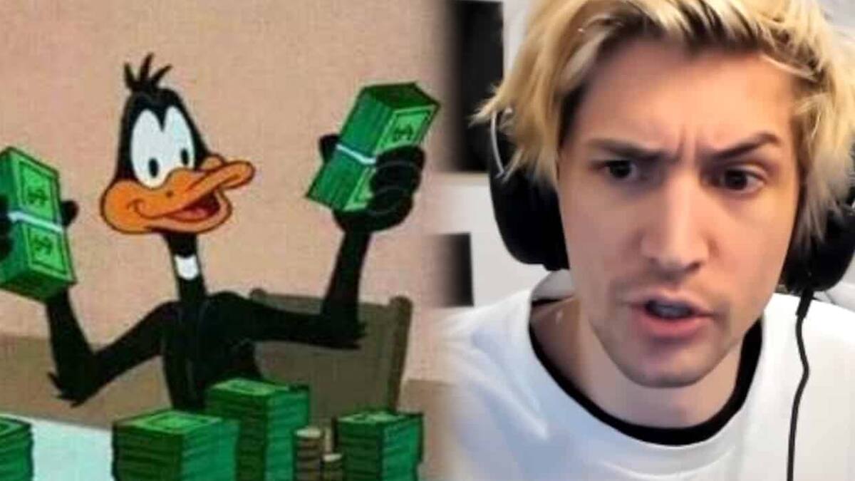 xQc está en constante controversia por sus transmisiones en vivo donde juega títulos de azar