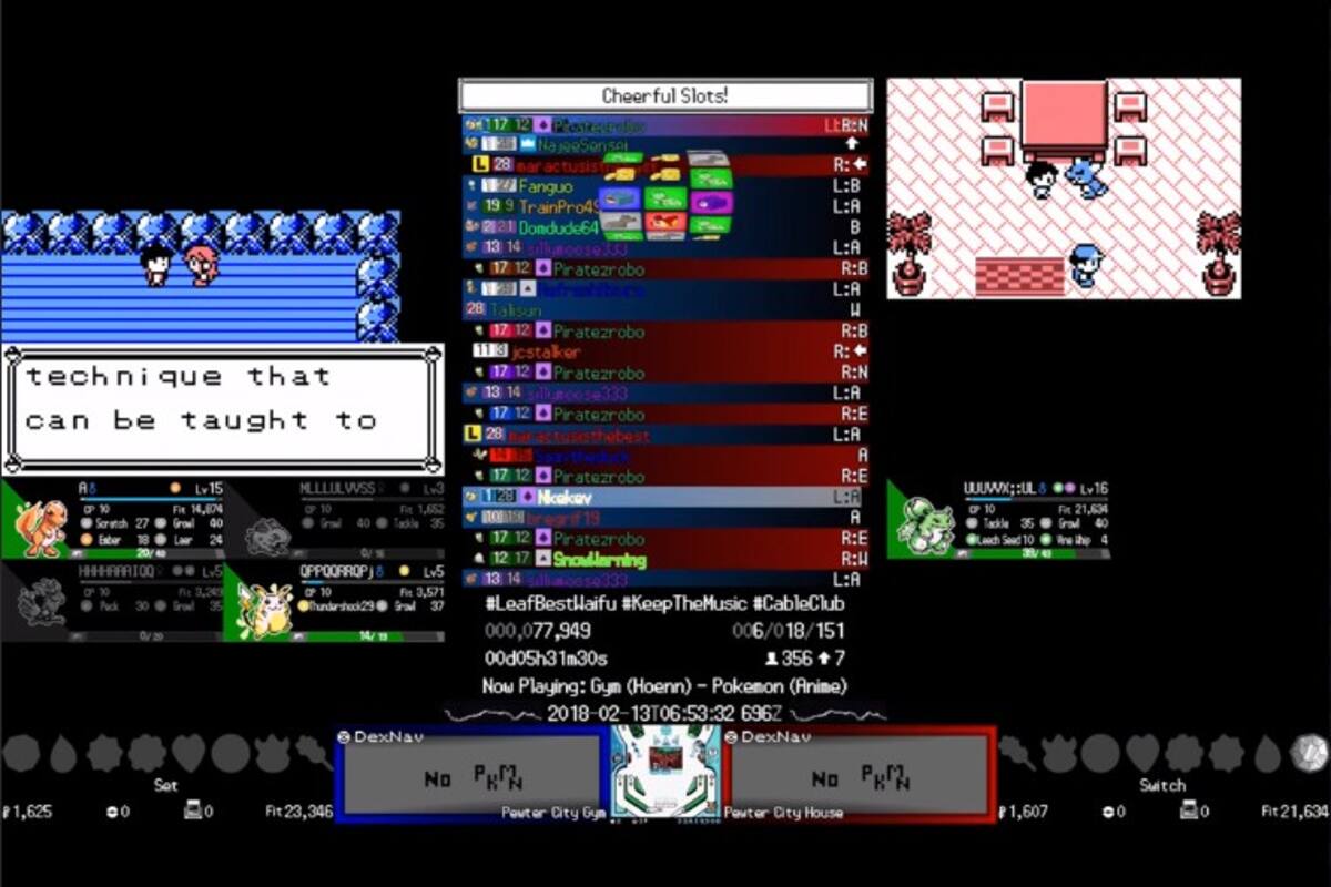 TwitchPlaysPokémon regresa, ahora jugando Red y Blue al mismo tiempo
