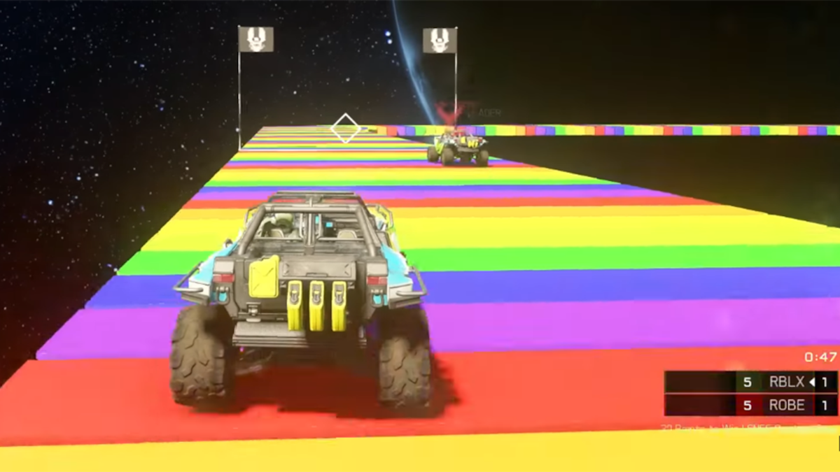 Ya puedes jugar en Rainbow Road con Warthogs