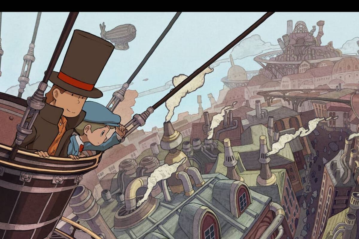 Professor Layton and The New World of Steam ofrece un minijuego en su sitio oficial