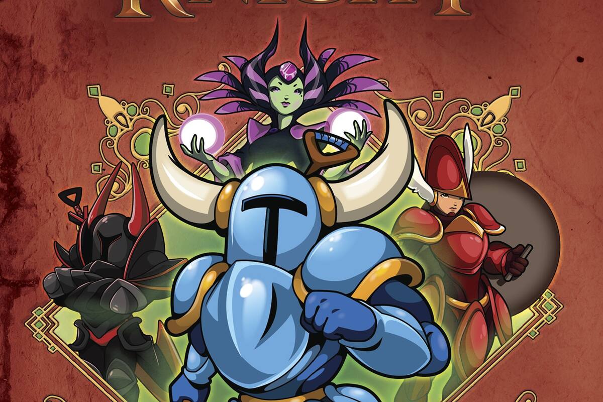 Venderán colección de libros de Shovel Knight