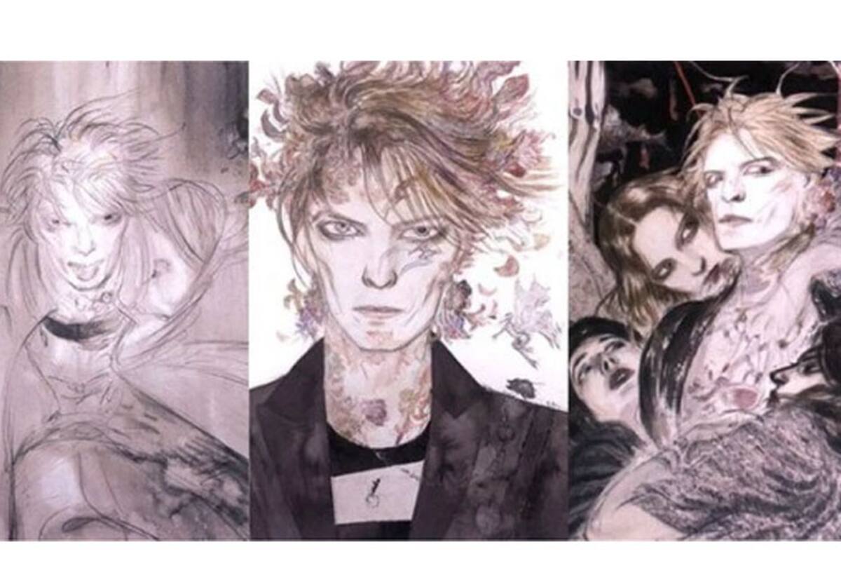 Mira los dibujos de David Bowie del artista tras Final Fantasy