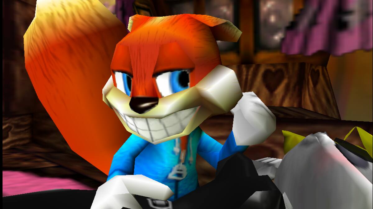 Young Conker puede adaptarse a cualquier entorno