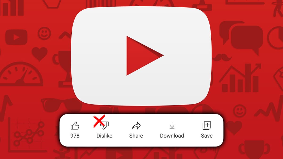 YouTube botón No Me Gusta