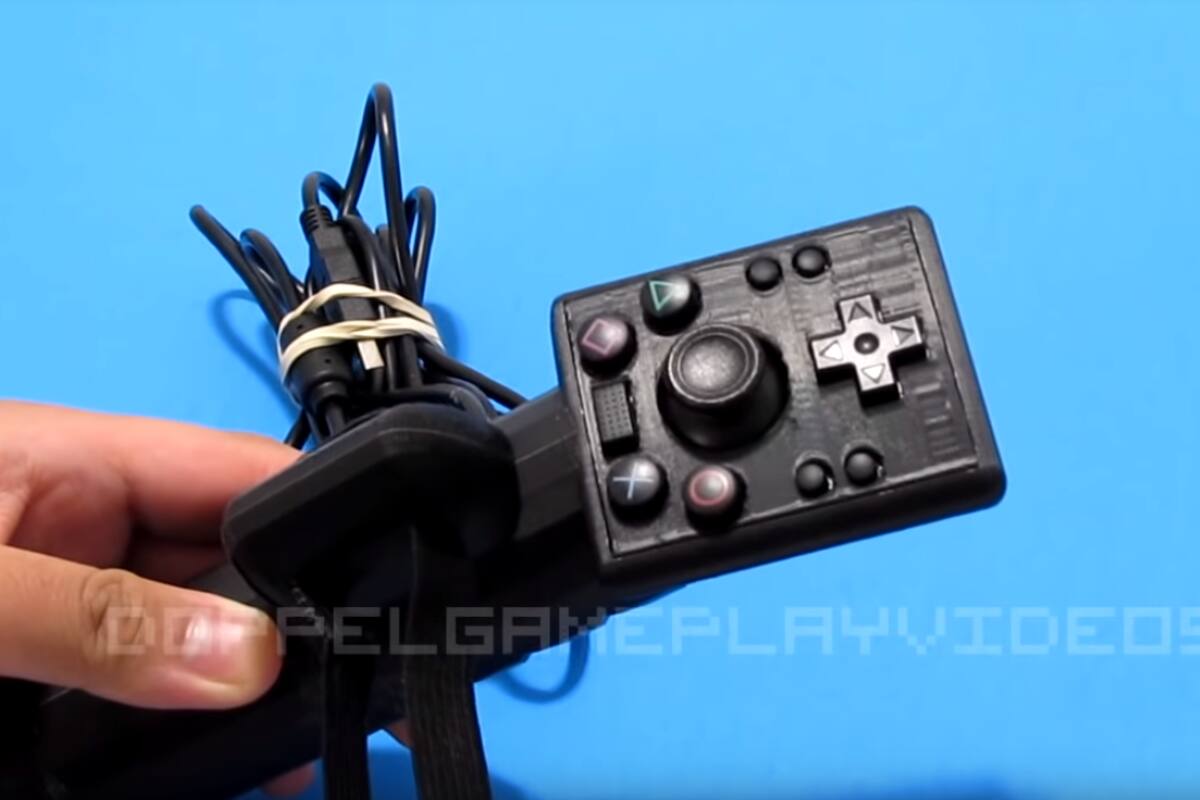 Crean Dualshock 4 funcional que se puede usar con una mano