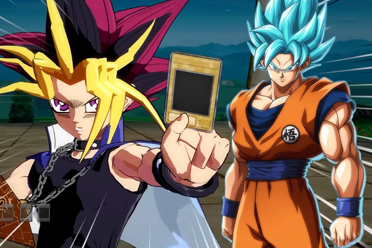 Dragon Ball FighterZ recibe un impresionante mod de Yu-Gi-Oh! que permite jugar como Yami Yugi y usar cartas poderosas, como el Mago Oscuro y Exodia