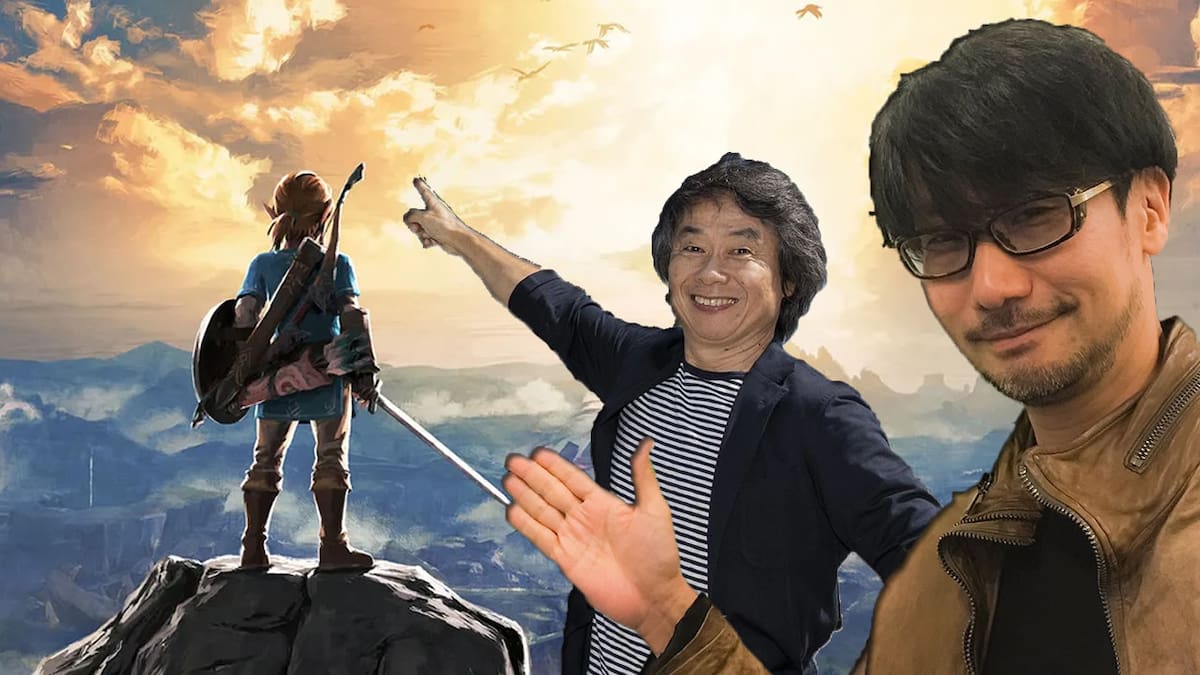 Zelda Shigeru Miyamoto Hideo Kojima